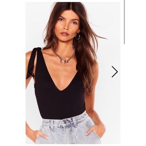Nasty Gal Deep V Bodysuit